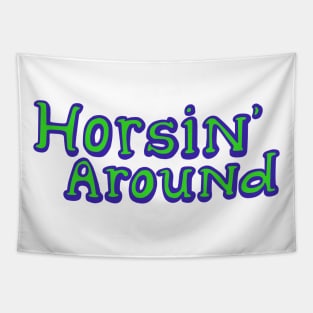 Horsin' Around Tapestry