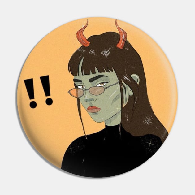 Hey Devil Pin by DemoNero