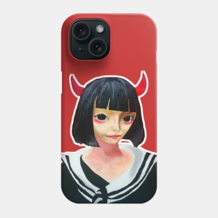 Devil School Girl Phone Case