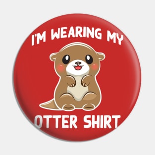 Cute Baby Otter Pin