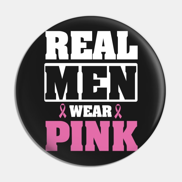 Cancer: Real men wear pink Pin by nektarinchen