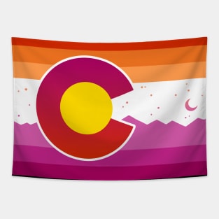 Colorado Flag Lesbian Pride Tapestry