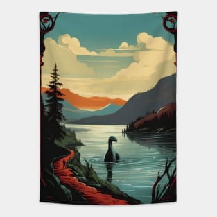 Nessie The Loch Ness Monster Tapestry