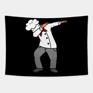 CHEF: Dabbing Chef Tapestry