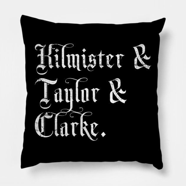 Motorhead / Faded Style Retro Typography List Design Pillow by DankFutura