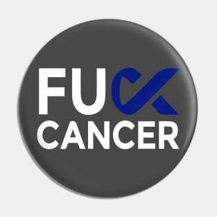 F*ck Cancer Colorectal Pin