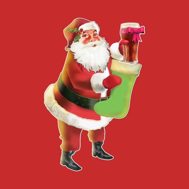 Santa Cold One by Pops Culture