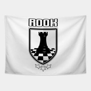 Chess rook Tapestry