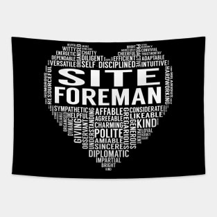 Site Foreman Heart Tapestry