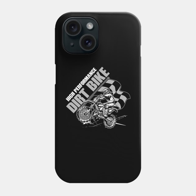 DIRTBIKE HIGH PERFORMANCE Phone Case by beanbeardy