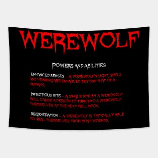 Werewolf Powers Tapestry