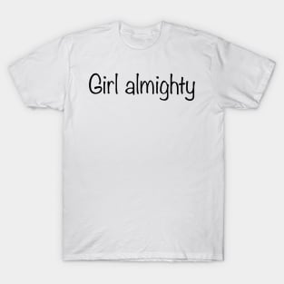 Girl Almighty Black T-shirt -  Canada