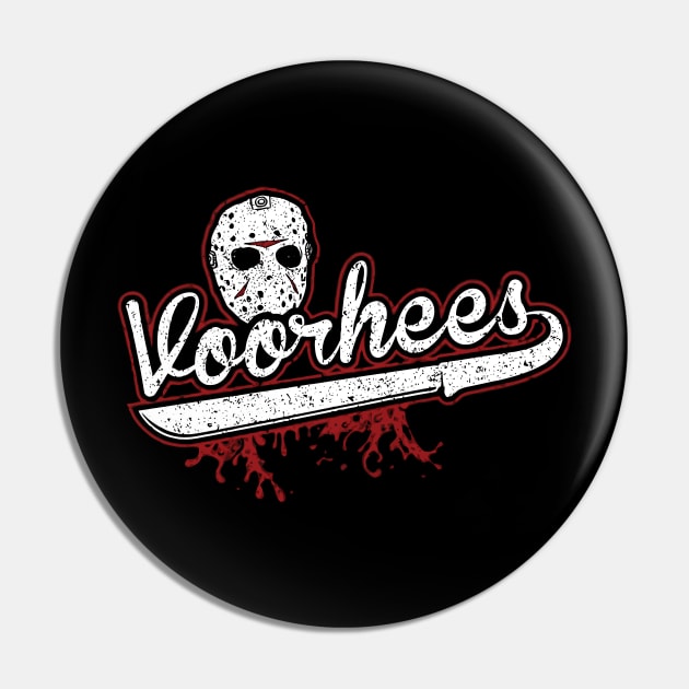 VOORHEES Pin by old_school_designs