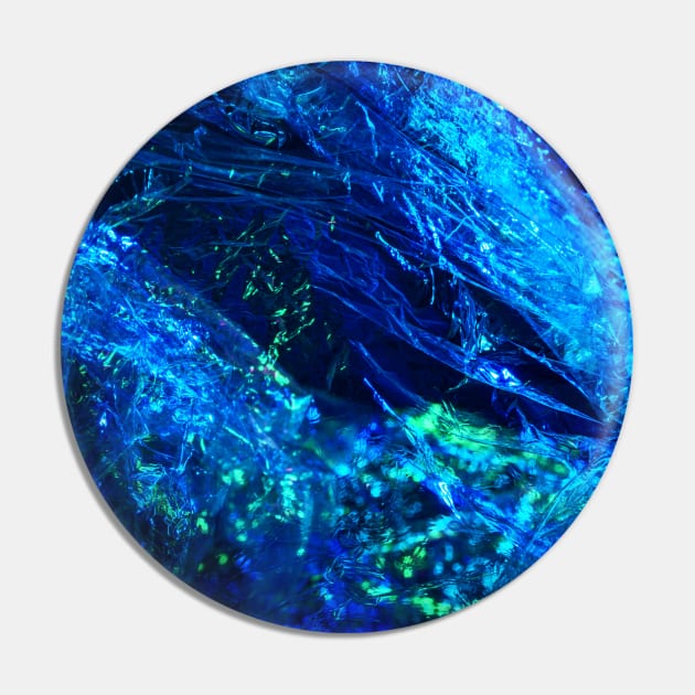 Abstract blue crystal neon Pin by Farhad