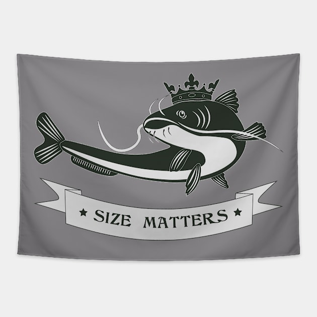 Size matters Tapestry by Karroart