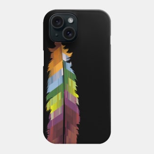 The Patterned Feather Phone Case