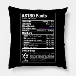 ASTRO Nutritional Facts 2 Pillow