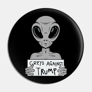 Greys Against Trump Pin