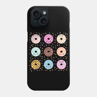 Kawaii donuts Phone Case