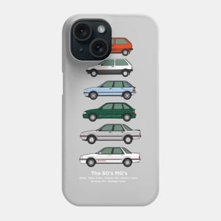 1980's MG classic car collection Phone Case