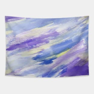 Abstract Watercolour 2 (Purple-Yellow) Tapestry