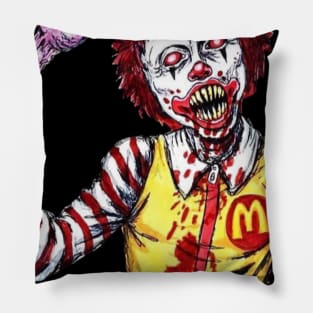 Evil Ronald McDonald Pillow