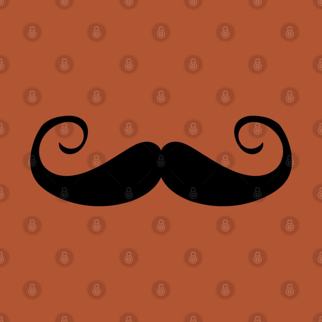 Moustache - Curly (Skin tone B) by helengarvey