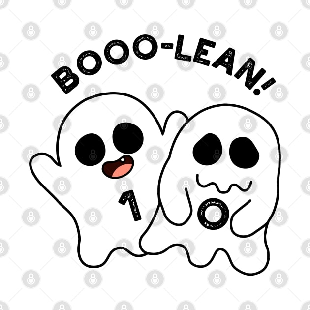 Boo-lean Funny Computer Ghost Boolean Pun by punnybone