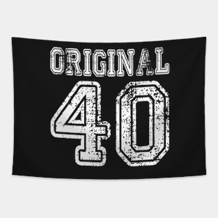 Original 40 2040 1940 T-shirt Birthday Gift Age Year Old Boy Girl Cute Funny Man Woman Jersey Style Tapestry