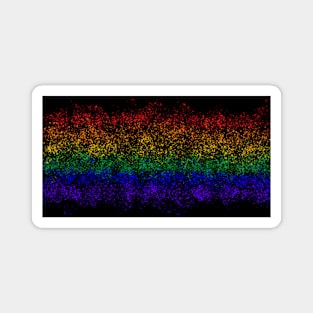 Spray Paint Rainbow Magnet