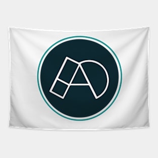 EAD Blue Circle Logo Tapestry