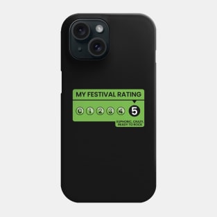 My Festival Rating Funny Music Festival Phone Case