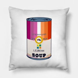 Lesbean Soup Pillow