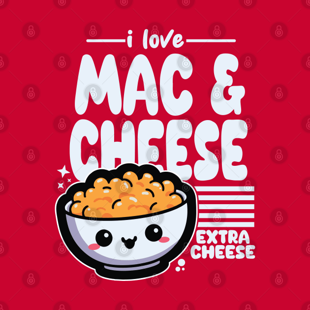 Kawaii Macaroni Cheese Lovers by hippohost