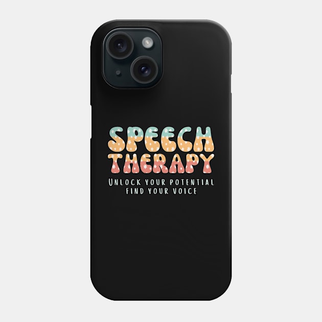 Special Education Neurodiversity OT AAC Language Pathologist Phone Case by Awesome Soft Tee