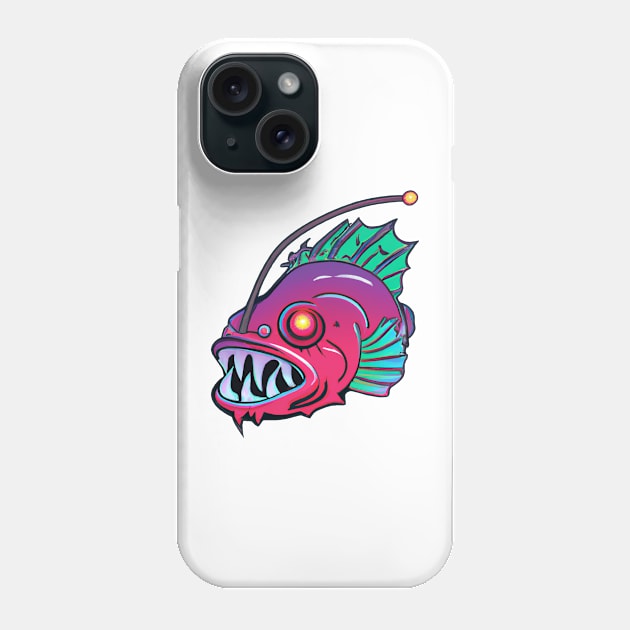 Deep Sea Disco Phone Case by GlitchVibe