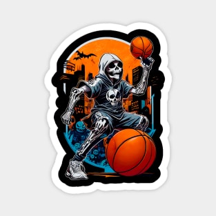 basketball player Halloween Magnet