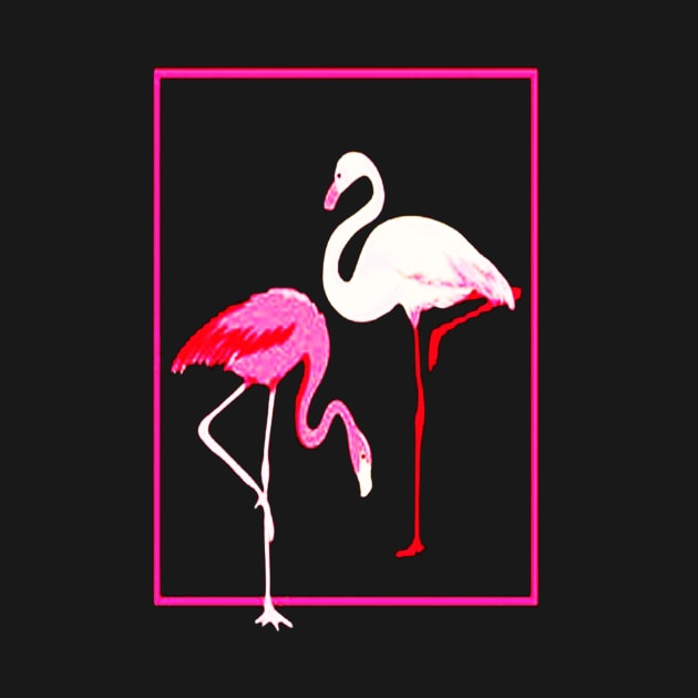 Pink Flamingos by dotanstav