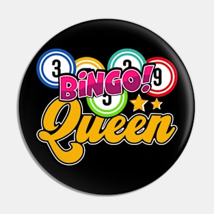 Bingo Queen T shirt For Women Pin