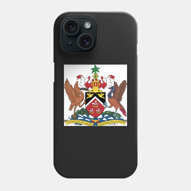 The Coat of Arms of Trinidad and Tobago Phone Case by zwrr16