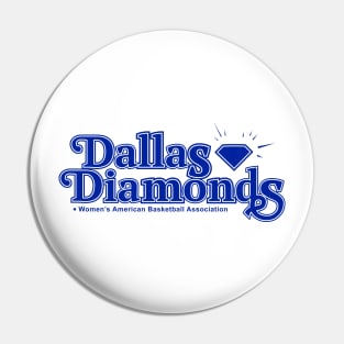 Defunct Dallas Diamonds Basketball WABA Pin