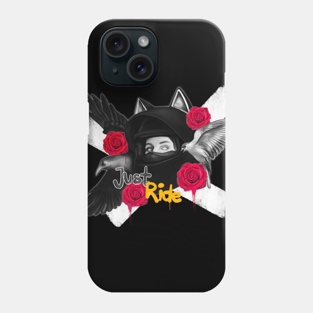 Just ride Phone Case by Meakm