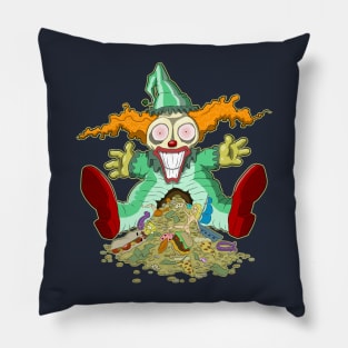dicky the clown Pillow