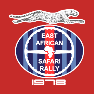 East African Safari Rally 78 Martini T-Shirt