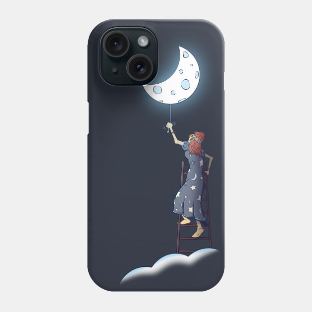 Good Night World Phone Case by lallama