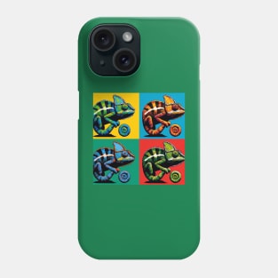 Panther Chameleon Pop Art - Cool Lizard Phone Case