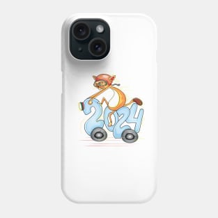 New Year 2024 Cat Phone Case