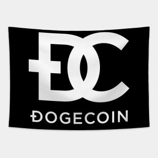DC Dogecoin Logo Tapestry