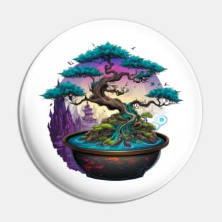 Bonsai World, Bonsai Tree Landscape Pin