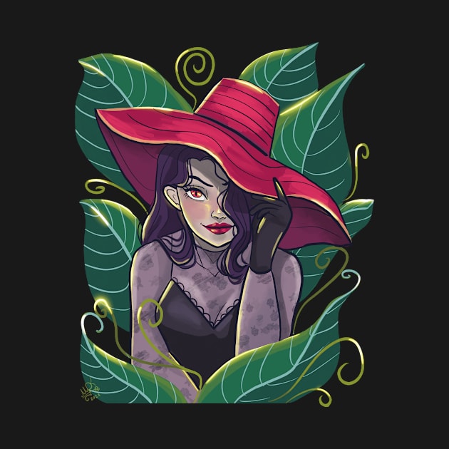 Witch and plants by Ereidiam